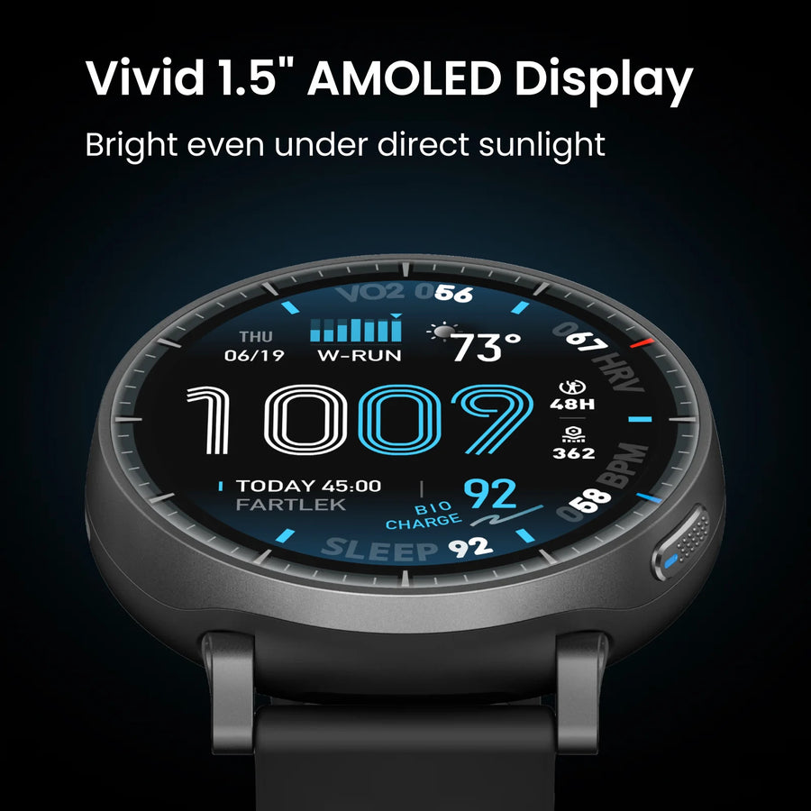 Amazfit  Active Max  Smart Watch - Black