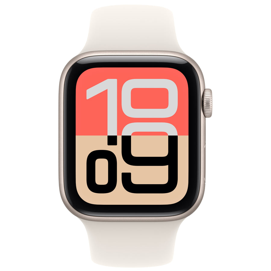 MEPE4X/A - Apple Watch SE 3GPS + Cellular 44mmStarlight Aluminium Case with Starlight Sport Band -
