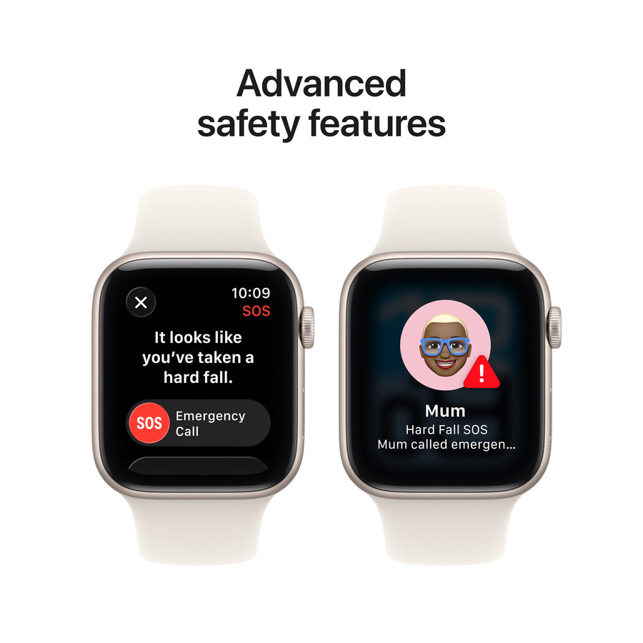 MEPE4X/A - Apple Watch SE 3GPS + Cellular 44mmStarlight Aluminium Case with Starlight Sport Band -