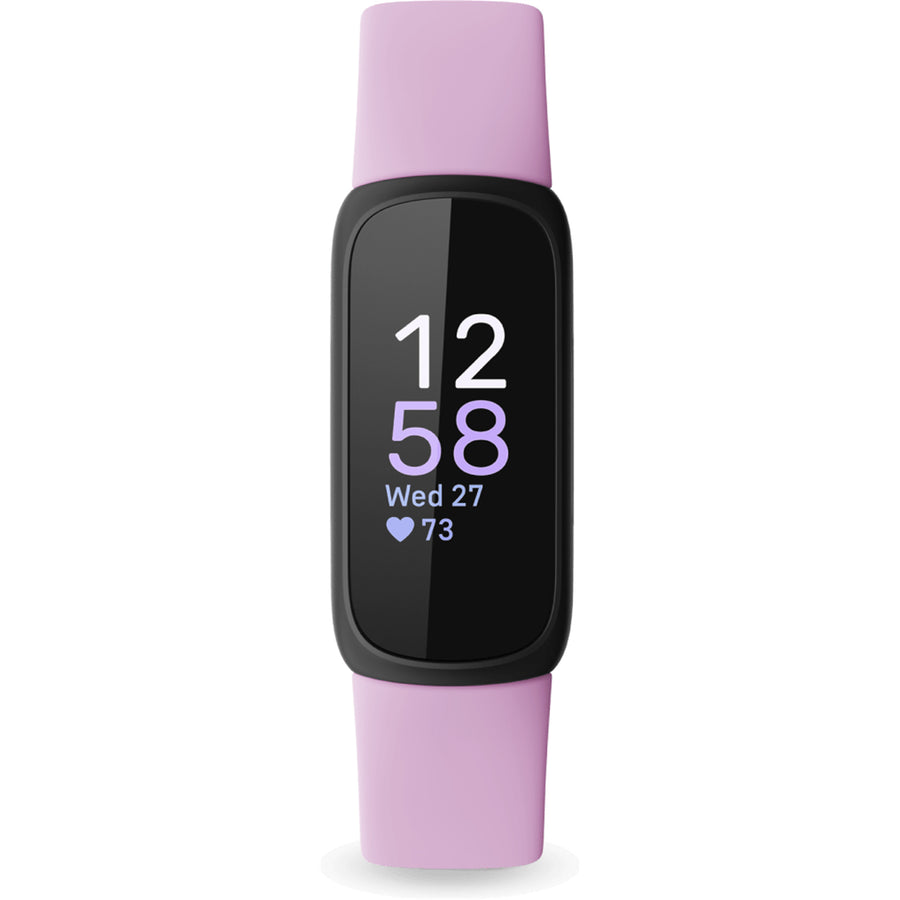 Fitbit Inspire 3   Fitness Tracker - Black / Lilac Bliss