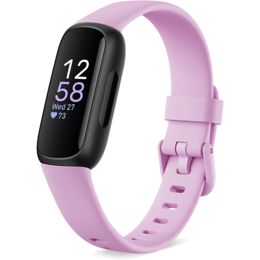 Fitbit Inspire 3   Fitness Tracker - Black / Lilac Bliss