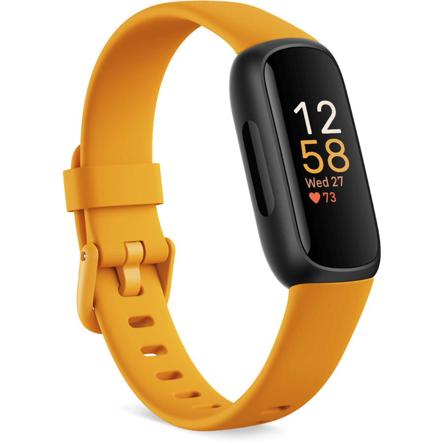 Fitbit Inspire 3   Fitness Tracker - Black / Morning Glow