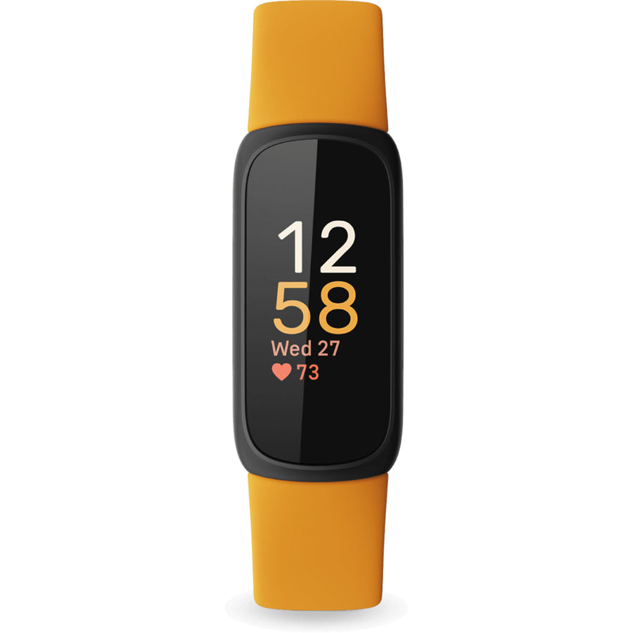 Fitbit Inspire 3   Fitness Tracker - Black / Morning Glow