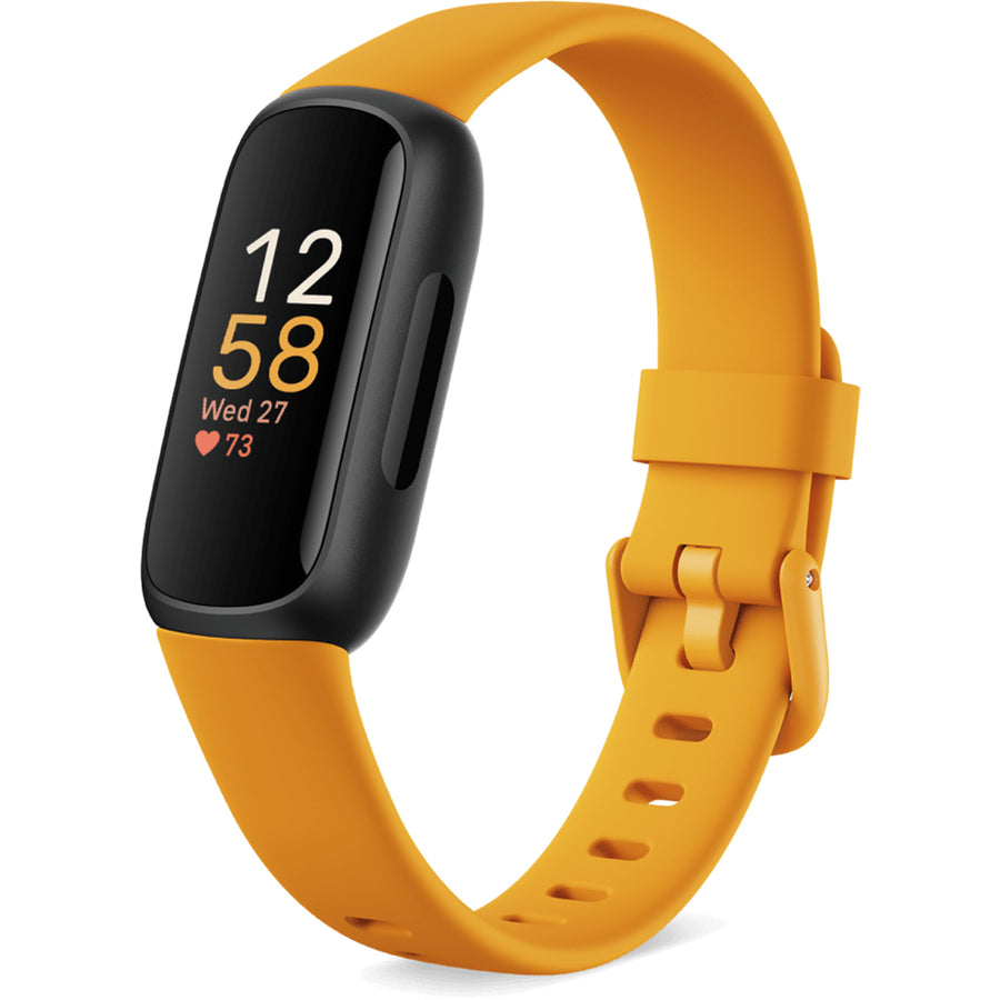 Fitbit Inspire 3   Fitness Tracker - Black / Morning Glow