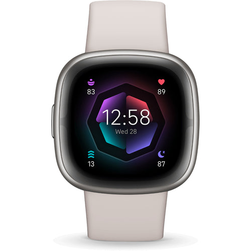 Fitbit Sense 2   Smart Watch - Lunar White / Platinum