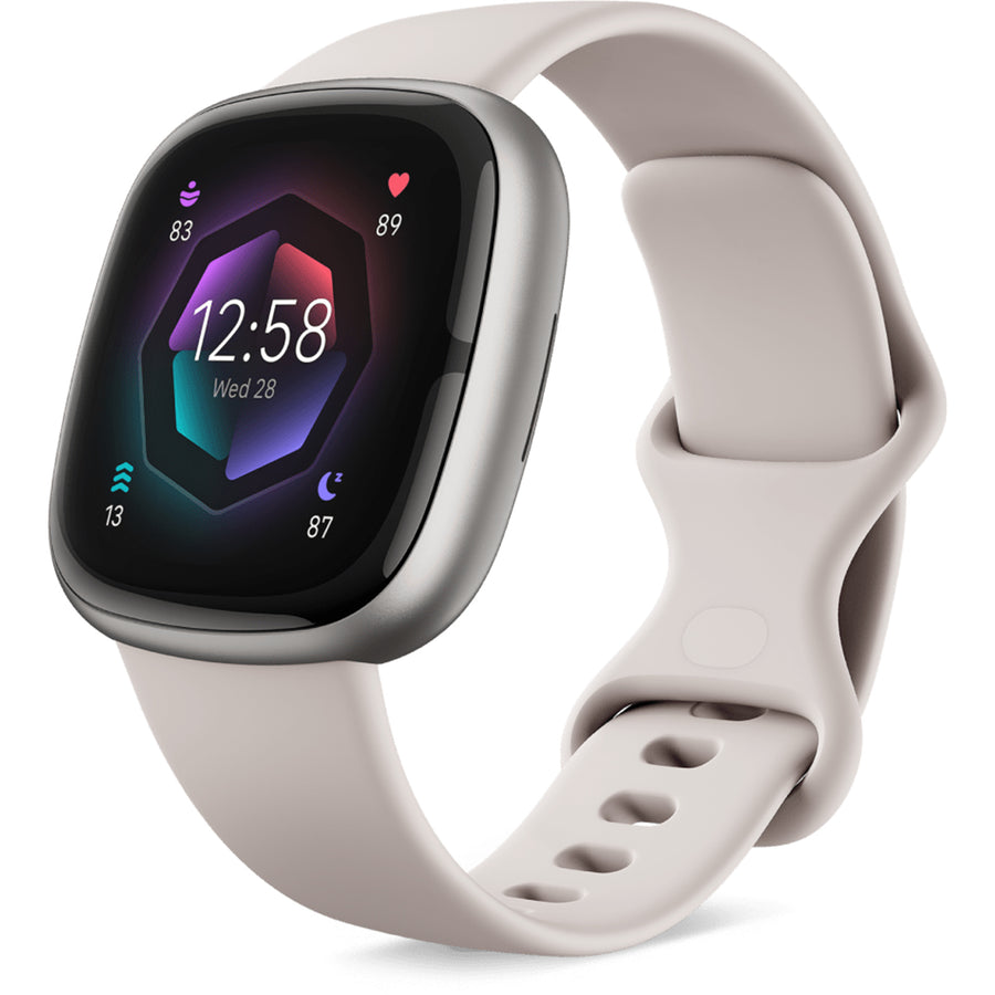 Fitbit Sense 2   Smart Watch - Lunar White / Platinum