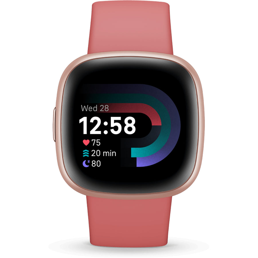 Fitbit Versa 4   Smart Watch - Pink Sand / Copper Rose
