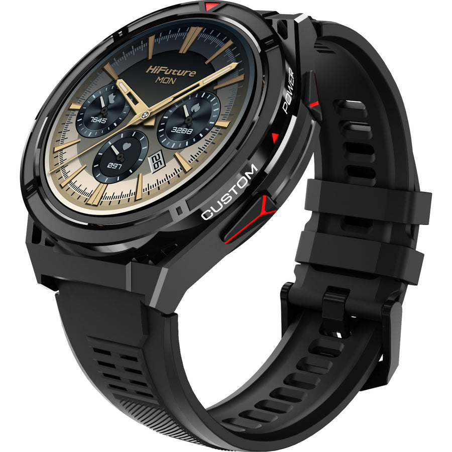 HiFuture Active   Smart Watch - Black/Red