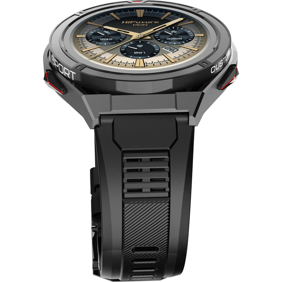 HiFuture Active   Smart Watch - Black/Red