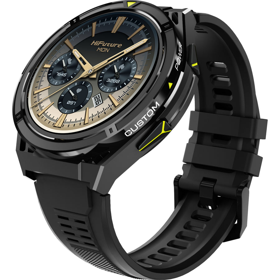 HiFuture Active   Smart Watch - Black/Yellow