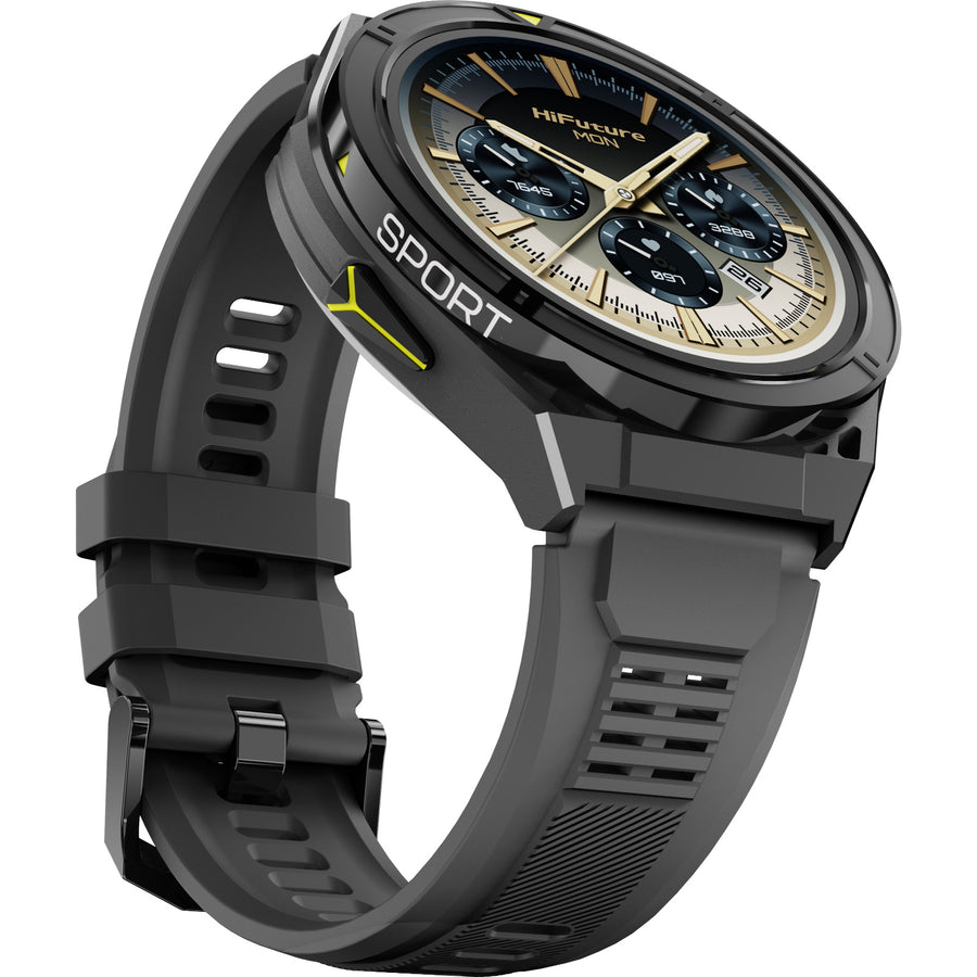 HiFuture Active   Smart Watch - Black/Yellow