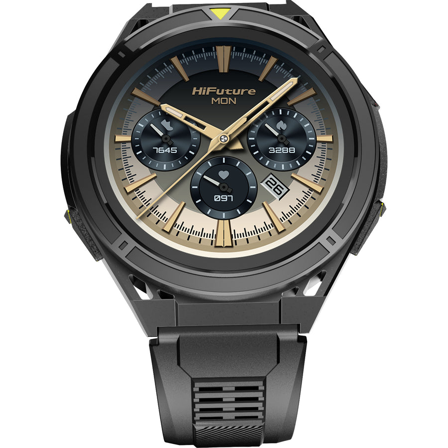 HiFuture Active   Smart Watch - Black/Yellow