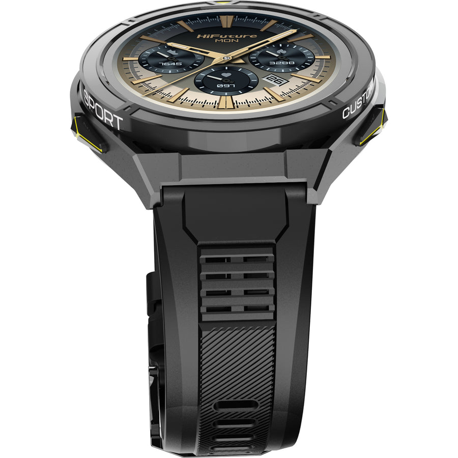 HiFuture Active   Smart Watch - Black/Yellow