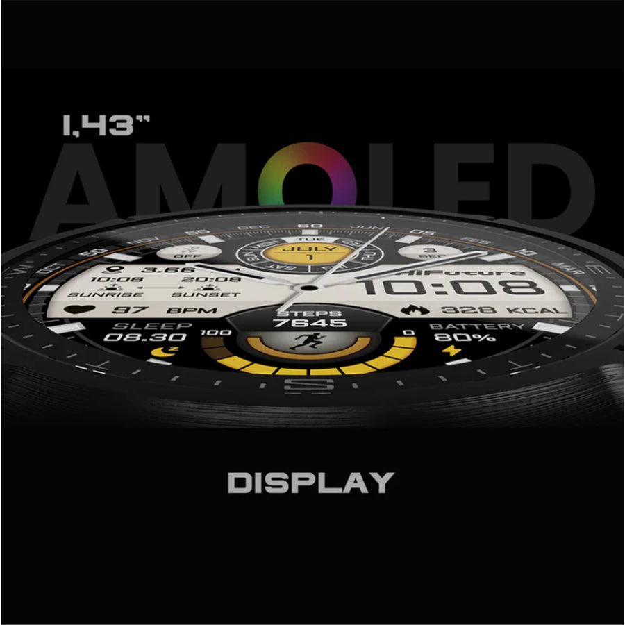 HiFuture  MIX3  Smart Watch - Black