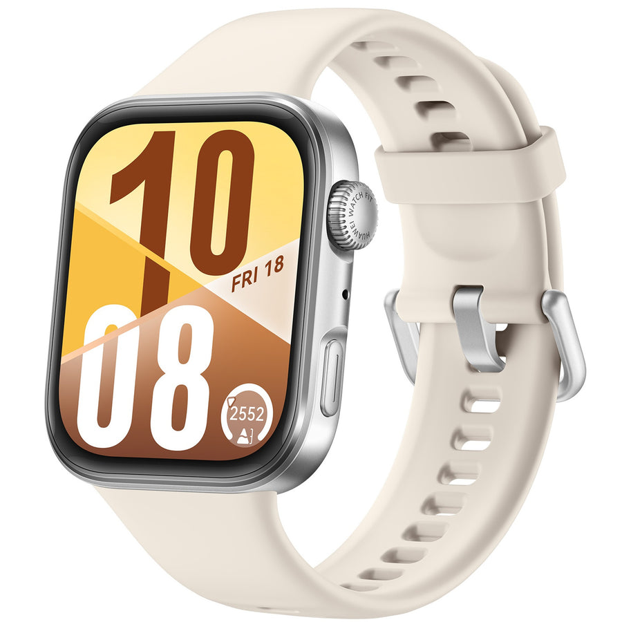 Huawei Watch FIT 4  Smart Watch - White with Flouroelastomer Strap
