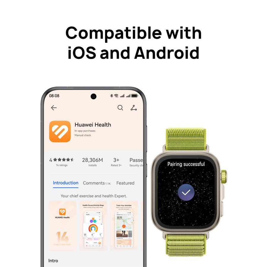 55020FAD - Huawei Watch Fit 4 Pro - Green