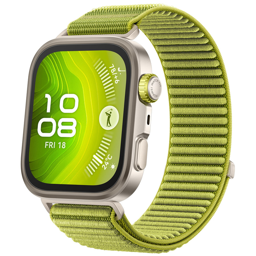 Huawei Watch FIT 4 Pro  Smart Watch - Green with Nylon Strap