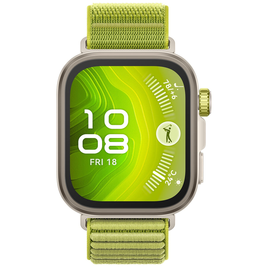 Huawei Watch FIT 4 Pro  Smart Watch - Green with Nylon Strap