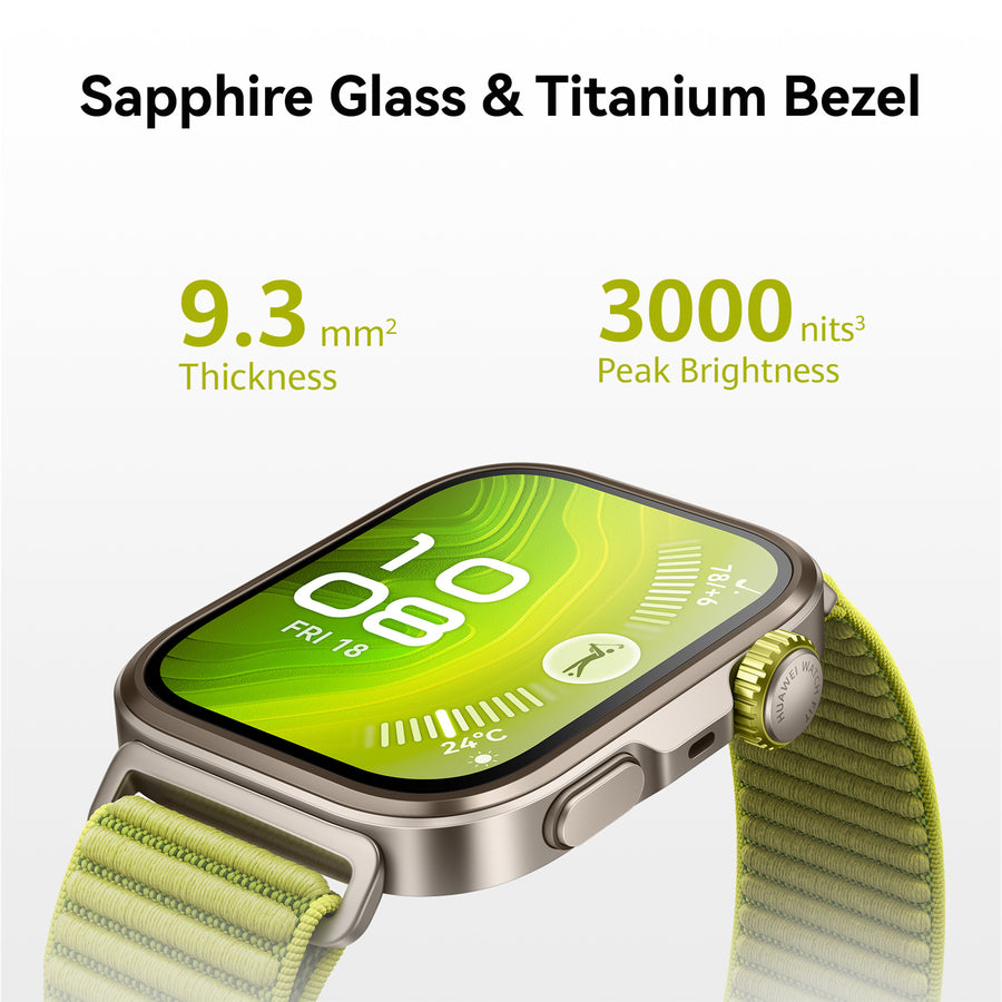 Huawei Watch FIT 4 Pro  Smart Watch - Green with Nylon Strap