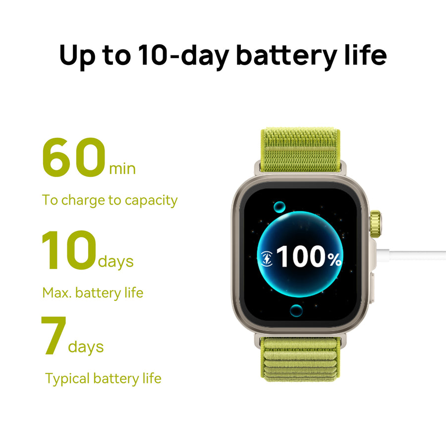 Huawei Watch FIT 4 Pro  Smart Watch - Green with Nylon Strap