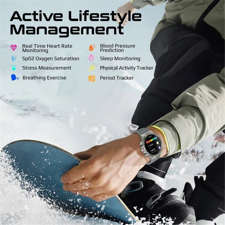 Promate XWATCH-R20.SLV 1.85" IP67 Fitness Tracker Smartwatch with BT Calling - Silver