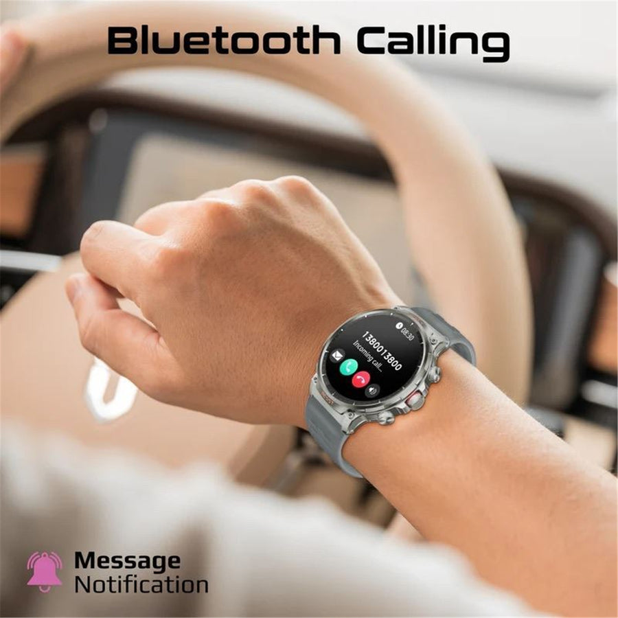 Promate XWATCH-R20.SLV 1.85" IP67 Fitness Tracker Smartwatch with BT Calling - Silver