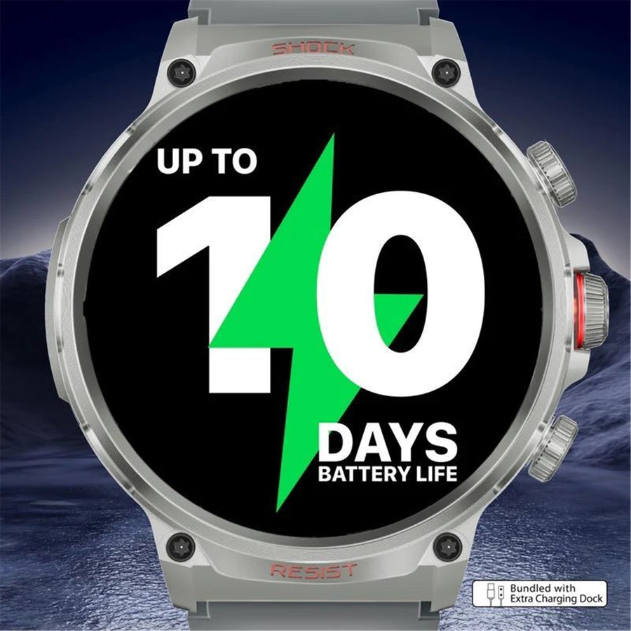 Promate XWATCH-R20.SLV 1.85" IP67 Fitness Tracker Smartwatch with BT Calling - Silver