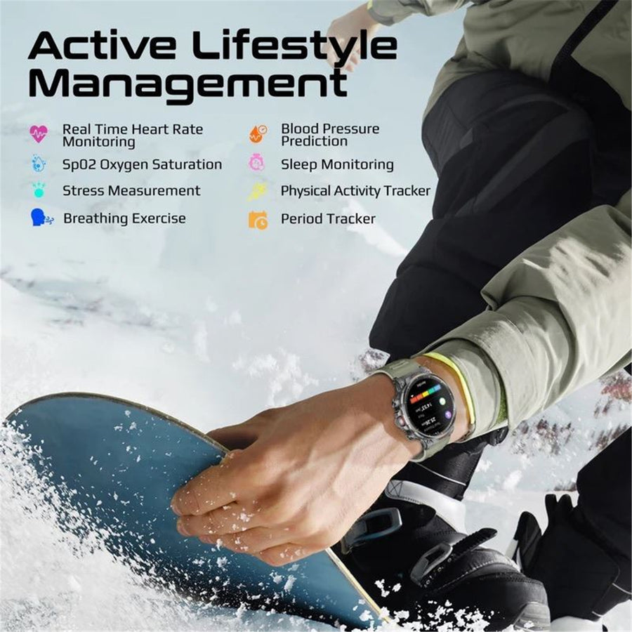 Promate XWATCH-R20.MNG 1.85" IP67 Fitness Tracker Smartwatch with BT Calling - Green