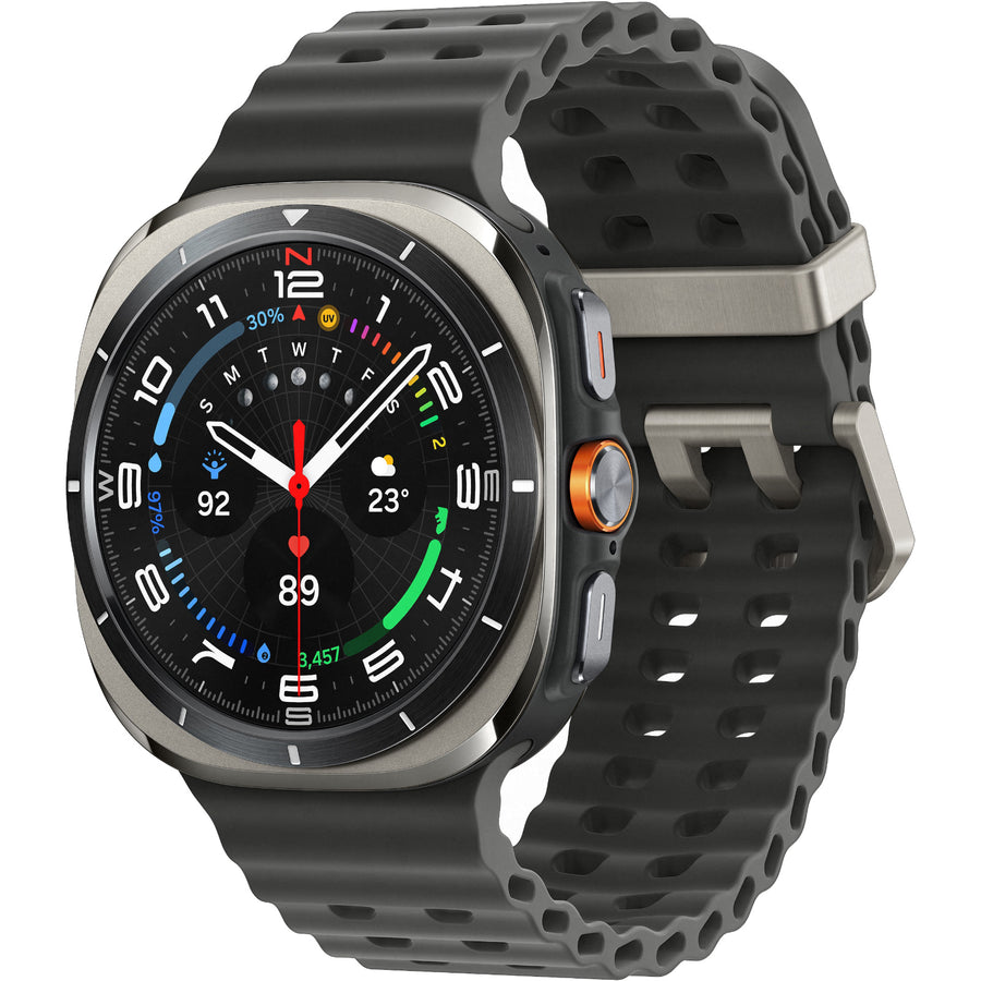 Samsung Galaxy Watch Ultra   - Titanium Silver with Graphite Marine Loop