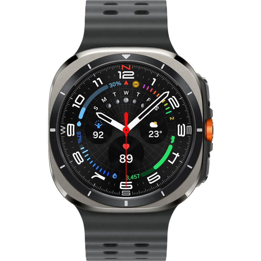 Samsung Galaxy Watch Ultra   - Titanium Silver with Graphite Marine Loop