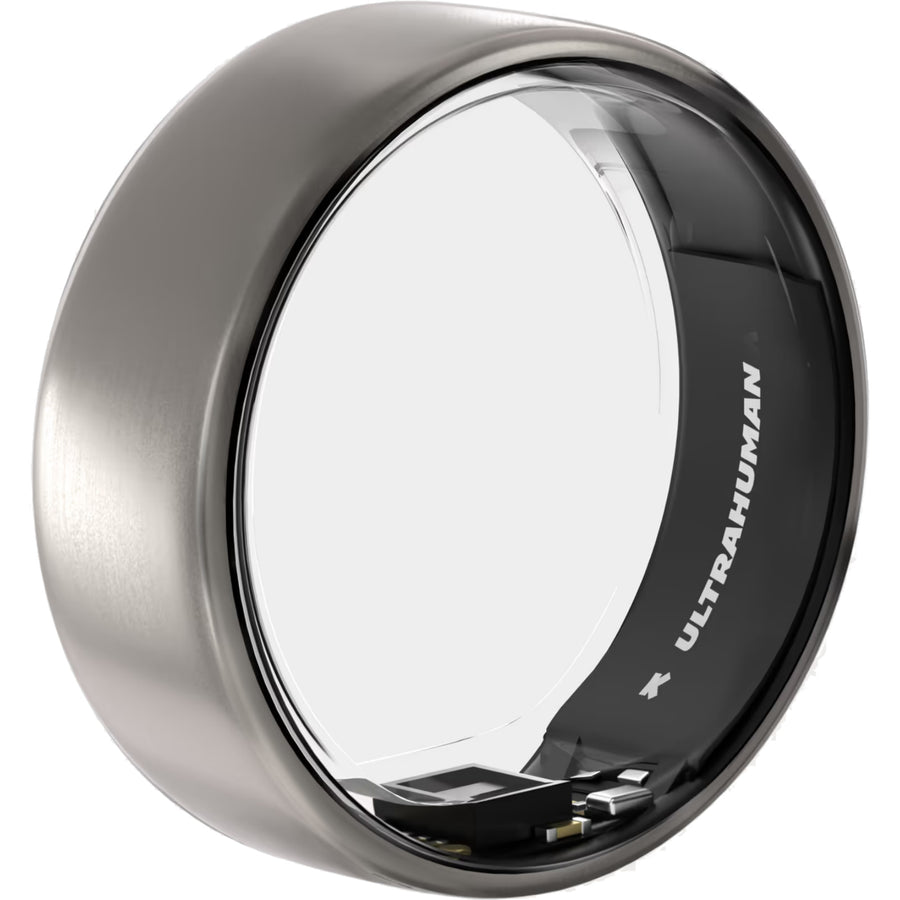 ULTRAHUMAN  Ring AIR  Smart Ring - Raw Titanium - Size 8