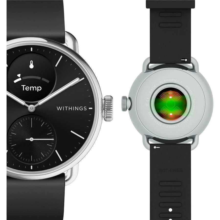 Withings Scanwatch 2  Hybrid Smartwatch 38mm - Black