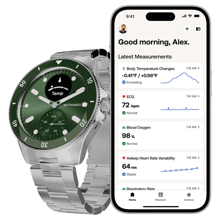 Withings Scanwatch Nova  Hybrid Smartwatch  - Green