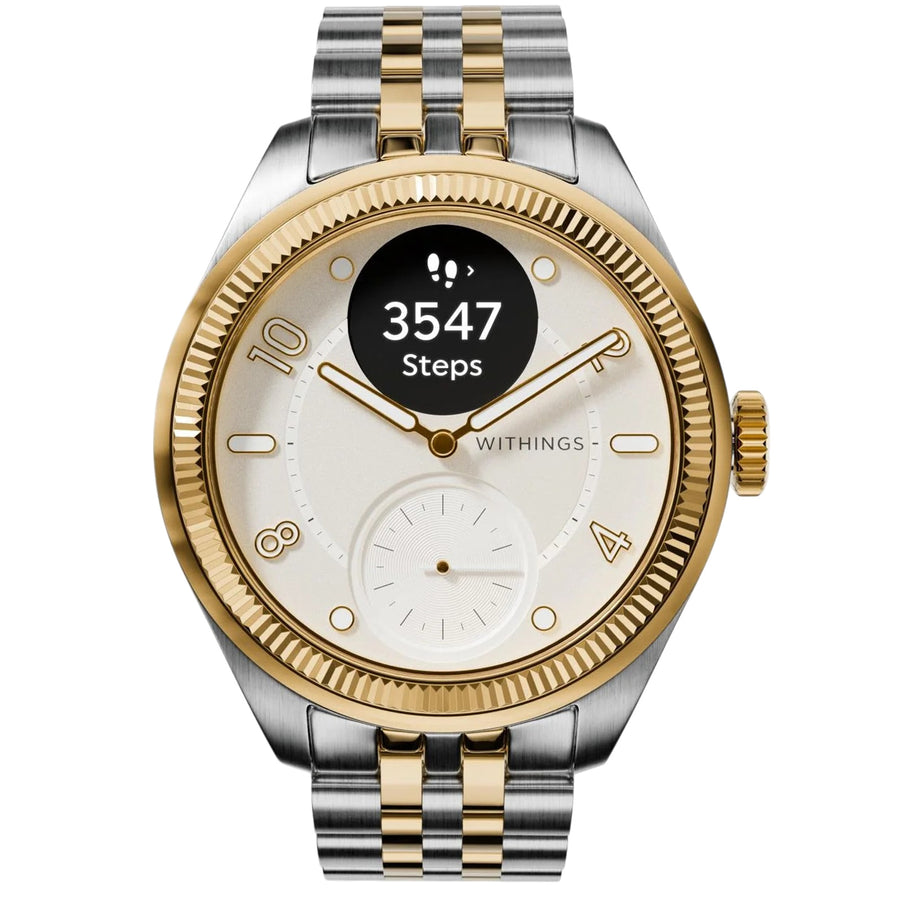Withings Scanwatch Nova  Hybrid Smartwatch Brilliant Edition - Gold Silver