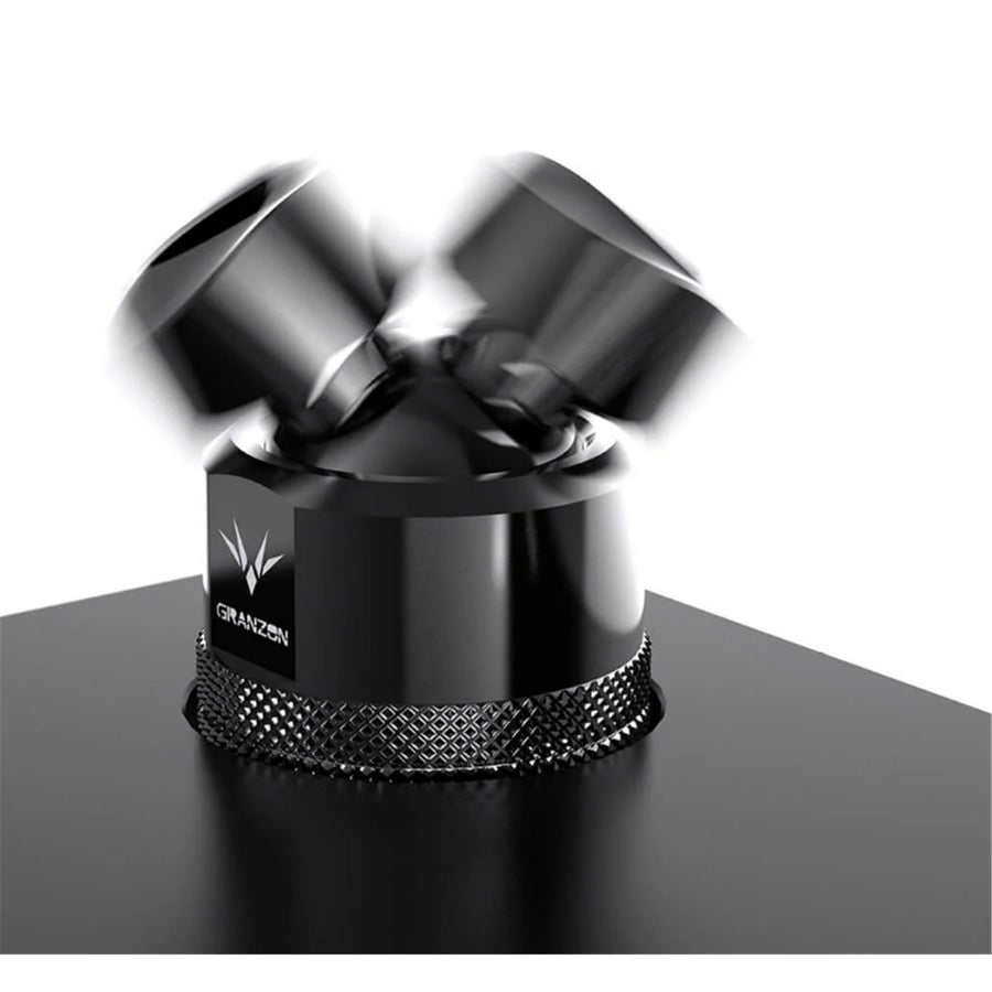 BYKSKI Granzon Multi Directional Free Rotary Male to Female Elbow Fitting Black