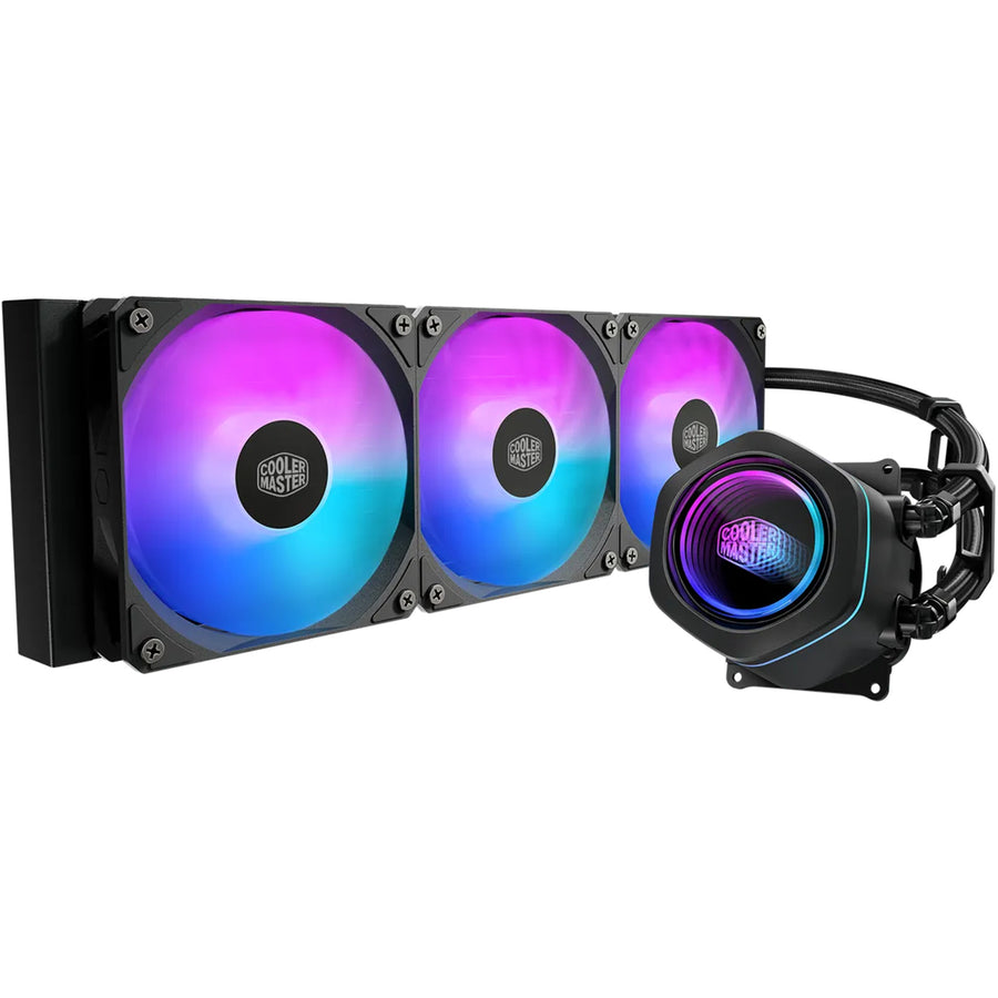 Cooler Master MasterLiquid Core Nex 360 ARGB Black 360mm AiO Water Cooling Support Intel LGA 1851/ 1700 / 1200 / 1150, AMD Socket AM5 / AM4