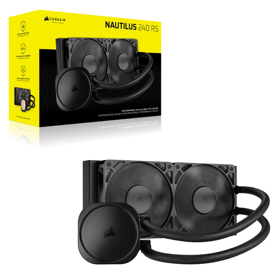 CW-9060088-WW - CORSAIR NAUTILUS 240 240mm RADITOR LIQUID CPU COOLER BLACK