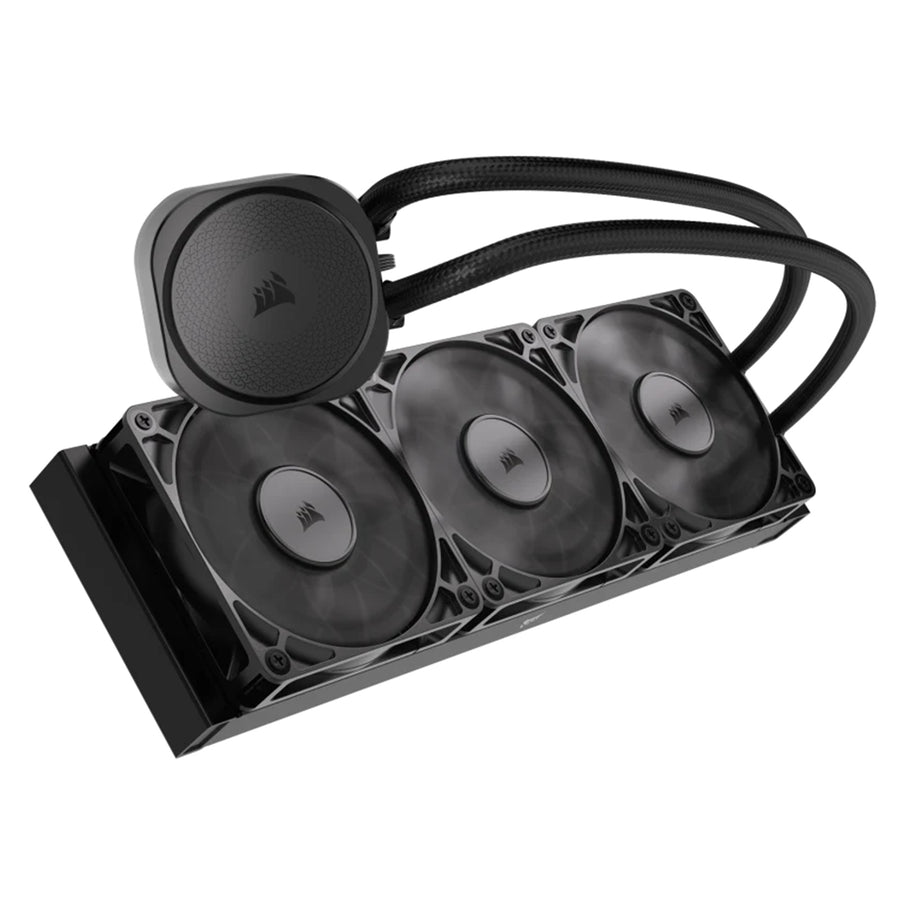 Corsair NAUTILUS 360 360mm AiO Water Cooler with RS120 high airflow low noise fans, For Intel Socket LGA 1851 / 1700, AMD AM5 / AM4