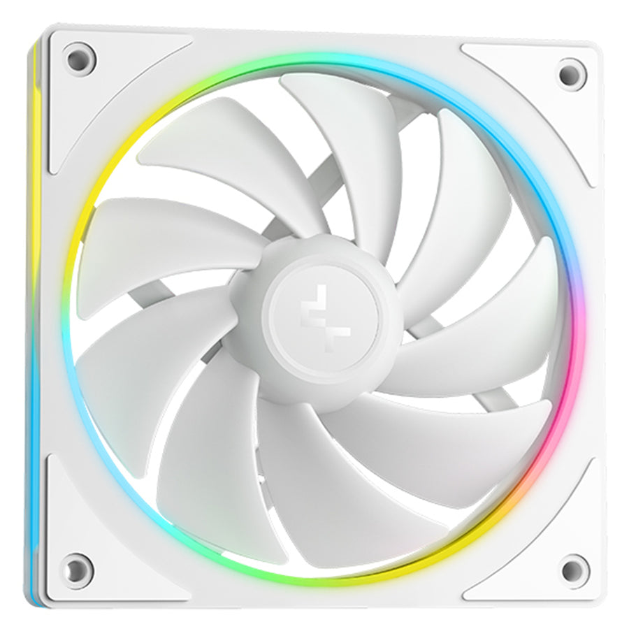 DEEPCOOL LM360 White 360mm ARGB Liquid Cooler with 2.4' IPS display For Intel LGA 1851/1700/1200/1151/1150/1155, AMD AM5/AM4