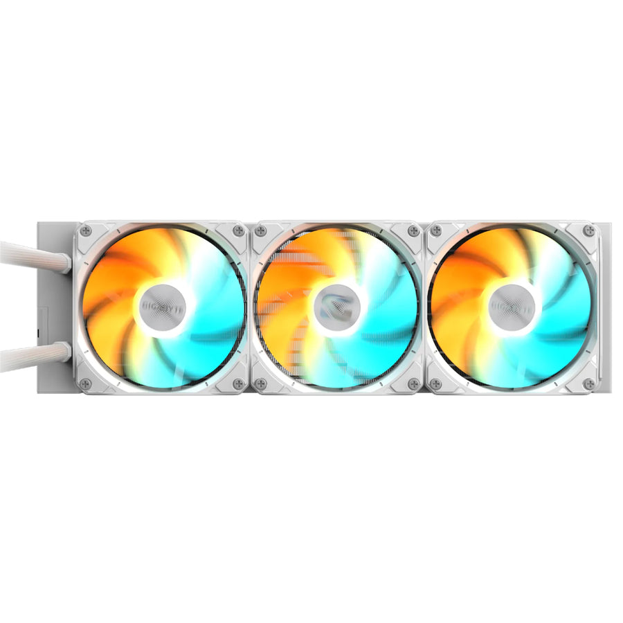Gigabyte GAMING 360 ICE Liquid CPU Cooler with ARGB lighting (Daisy Chain Quick Connect Fans) Intel 1851 / 1700 / 115X / 1200;  AMD AM5 / AM4