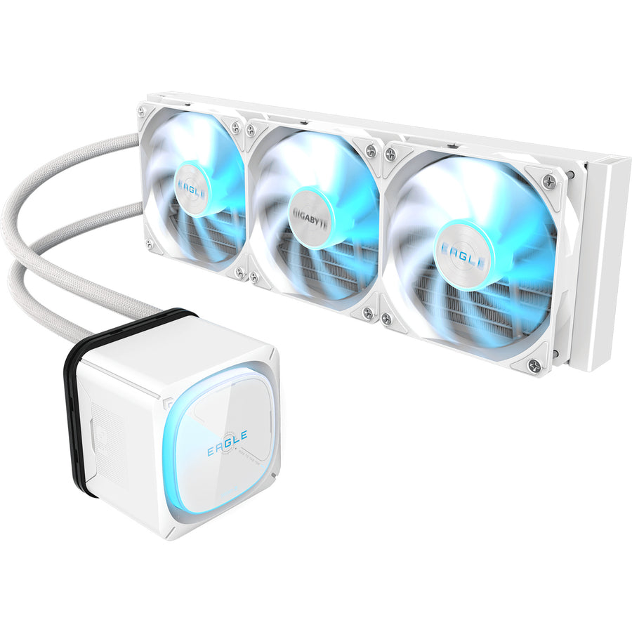 Gigabyte Eagle 360 Ice Liquid CPU Cooler with ARGB lighting Intel 1851 / 1700 / 115X / 1200;  AMD AM5 / AM4