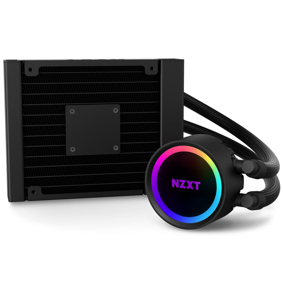 NZXT Kraken 120mm AIO Water Cooling Kit For Intel Socket LGA 1851/1700, 1200, 115X, AMD Socket AM5, AM4, FM2+, FM2, FM1, AM3+, AM3, AM2+, AM2