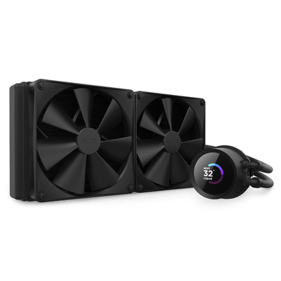 NZXT Kraken 280 280mm AiO Water Cooling with 1.54 inch square LCD Display, for Intel Socket LGA 1700 / 1200 / 115X, AMD AM5 / AM4 / sTRX4* / TR4* (*Threadripper bracket not included)