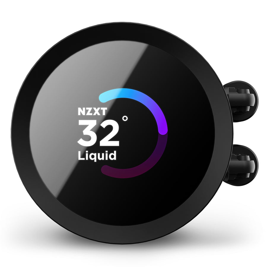 NZXT Kraken 240 RGB Black 240mm All in one Water Cooling with 1.54 inch square LCD Display, F120 RGB Core Fans, for Intel Socket LGA 1851/ 1700 / 1200 / 115X, AMD AM5 / AM4 / sTRX4* / TR4* (*Threadripper bracket not included)
