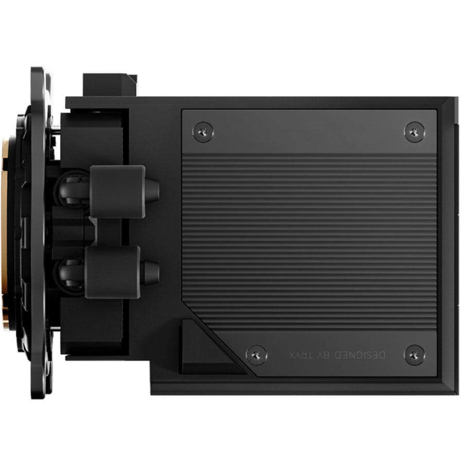 TRYX STAGE ARGB 360mm Black ARGB 360mm AiO Water Cooling With Dual-Screen angled at 90 degree, Support Intel LGA 1851/ 1700 / 115X, AMD AM5 / AM4