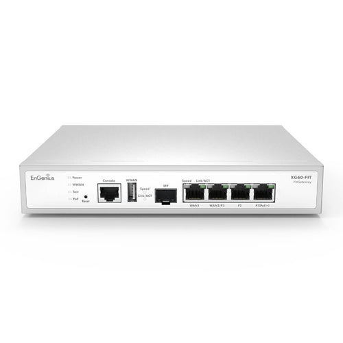 XG60-FIT - EnGenius FitXpress 4-Port Gig PoE+ Dual-Core 2.1GHz Gateway