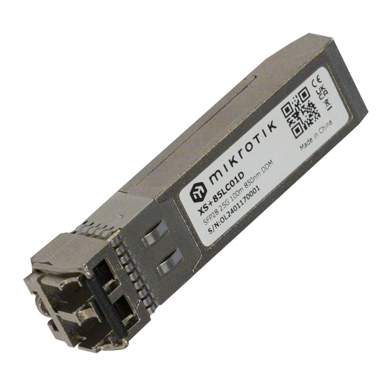 XS+85LC01D - Mikrotik SFP28 module 10/25G Multi Mode 100m 850nm