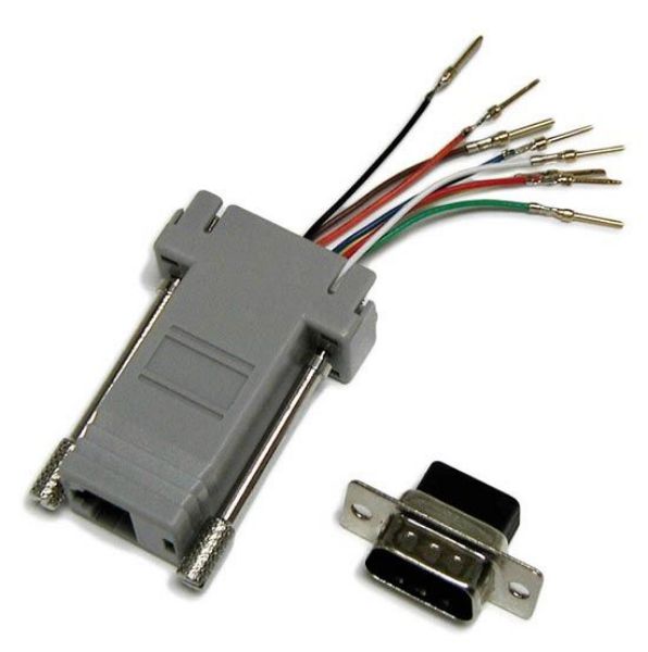 DYNAMIX A-D9MRJ45 - DB9 Male to RJ45 Adaptor (8 Wire)