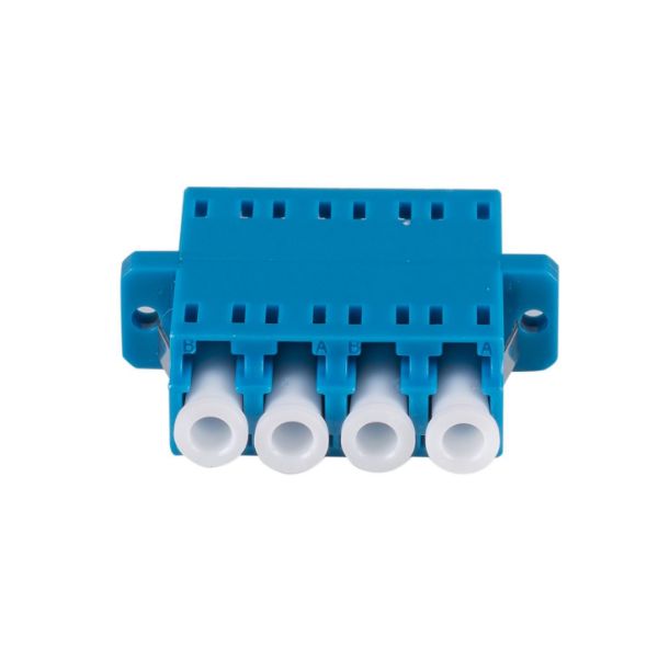 DYNAMIX A-FIBLCLC-QSM - Fibre LC/LC Quad Single-mode Mode Joiner Zirconia Ceramic Sleeve Blue