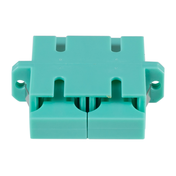DYNAMIX A-FIBSCSC-DAQ - Fibre SC to SC Duplex Multi-mode Joiner Zirconia Ceramic Sleeve Aqua